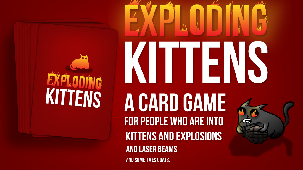 Exploding kittens crowdfunding